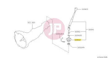 NISSAN 32862-05U00 - BOOT RUBBER C/L