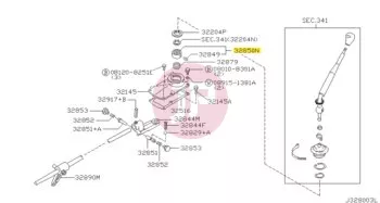 NISSAN 32870-V5003 - SOCKET ASSY