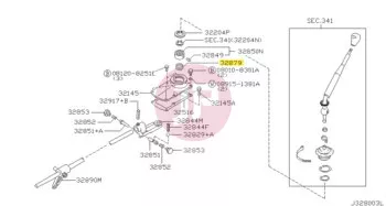 NISSAN 32879-V5004 - SPRING