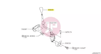 NISSAN 33218-VB100 - KNOB-CONTROL TR
