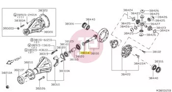 NISSAN 38151-01J5A - SHIM ADJUST