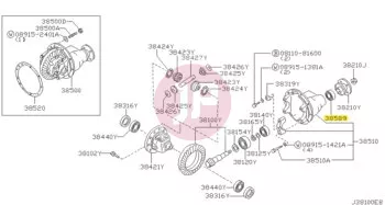 NISSAN 38189-C7122 - SEAL OIL