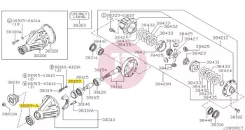 NISSAN 38189-C7123 - SEAL OIL