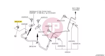 NISSAN 38323-01J0A - CONN-BREATHER H