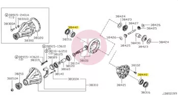 NISSAN 38440-60000 - BRG TAPER