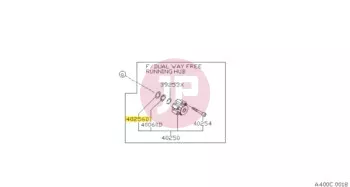 NISSAN 40218-VB200 - WASHER-THRUST