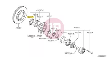 NISSAN 40227-C8200 - SEAL-DUST