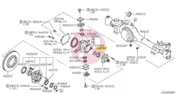 NISSAN 40232-01J00 - SEAL HUB FRONT