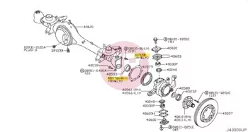NISSAN 40578-VB01A - GUARD-GREASE SEAL