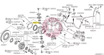NISSAN 40579-VB000 - Zsírlehúzó tömítés készlet