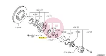 NISSAN 41005-1Y40A - PLUG ADJUST 99
