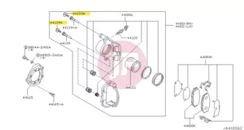 NISSAN 44141-AW70A - PIN-BOLT