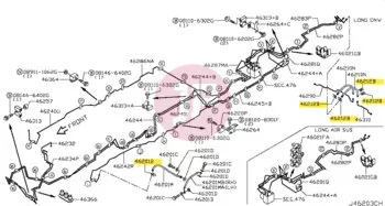 NISSAN 46206-2J00A - SPRING LOCK B/H