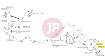 NISSAN 46237-A4600 - SEAL-OIL