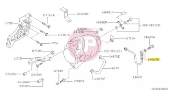 NISSAN 46237-A4600 - SEAL-OIL