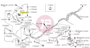 NISSAN 46271-VB005 - CLIP