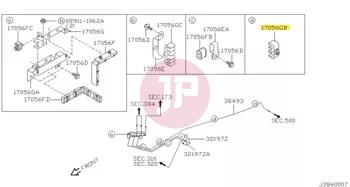 NISSAN 46271-VB365 - CLIP-TUBE.DIFF