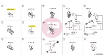 NISSAN 46272-01G03 - INSUL-TUBE