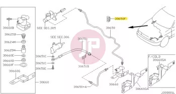 NISSAN 46272-01G03 - INSUL-TUBE