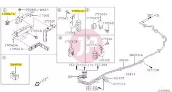 NISSAN 46272-VC200 - CLIP