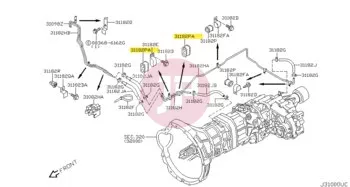 NISSAN 46283-89957 - INSULATOR-FUEL