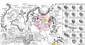 NISSAN 46356-0E00A - BOLT-EYE