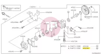 NISSAN 49119-50L25 - SEAL-RETAINER