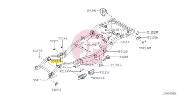 NISSAN 50311-VC300 - BRACKET ASSY