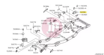NISSAN 50390-VB000 - REINFORCEMENT