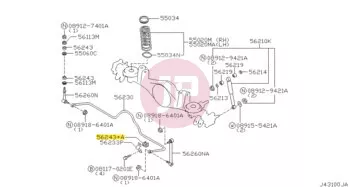 NISSAN 54613-VB010 - BUSH-STABILIZER