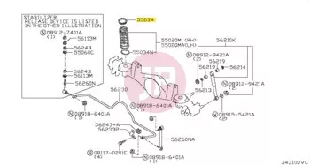 NISSAN 55034-VB010 - SEAT
