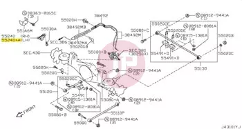 NISSAN 55240-01J00 - Suspension Bump Stop