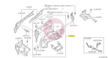 NISSAN 64100-VB200 - Doblemez