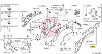 NISSAN 64181-VC700 - Doblemez javítóív