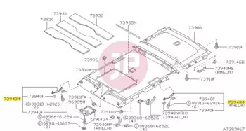 NISSAN 73940-VB000 - GRIP A-ASSIST