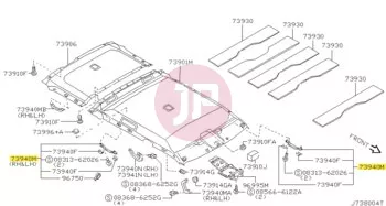 NISSAN 73940-VB000 - Assist Grip