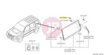 NISSAN 76848-71S00 - Csavarfogadó patent