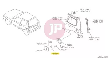 NISSAN 78836-50J00 - SPR-FUEL FILLER