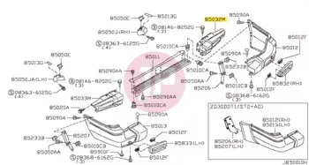 NISSAN 85030-VB000 - REINFORCE