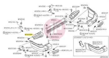 NISSAN 85031-VB000 - REINFORCE