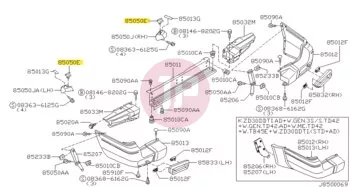 NISSAN 85284-VB000 - CLIP