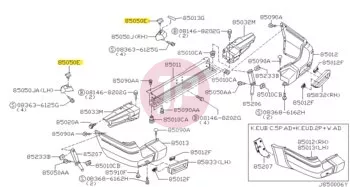 NISSAN 85284-VD200 - CLIP