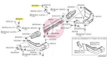 NISSAN 85284-VD200 - CLIP
