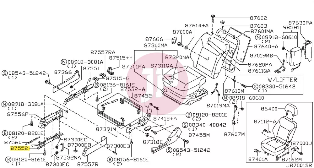 SLIDE SEAT