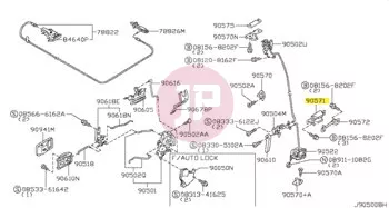NISSAN 90520-VB00A - BUMPER B/DOOR