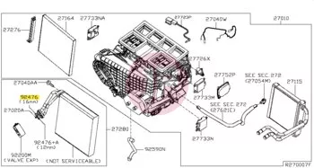 NISSAN 92473-N8210 - O RING