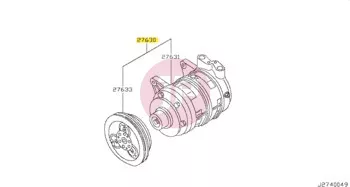 NISSAN 92600-VC81C - COMPRESSOR COOL