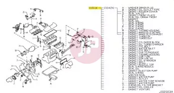 NISSAN A0AMA-VC125 - Motor tömítéskészlet ZD30