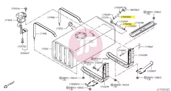NISSAN A2187-25022 - HOSE