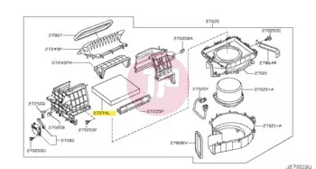 NISSAN B7277-EG01A - FILTER